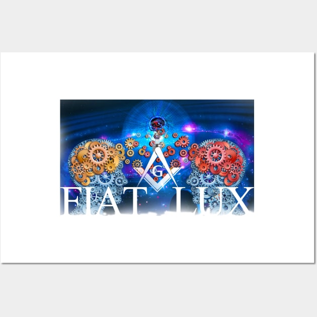 Fiat Lux in the exchange of ideas Light is created. Wall Art by hclara23